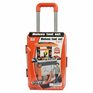 ست اسباب بازی میز ابزار 2 در 1 چمدانی کودک Case Workbench 2 in 1 Tool Set_اسباب بازی